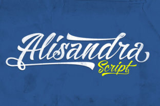 Alisandra: A Handwritten Script Font for Editorial Design