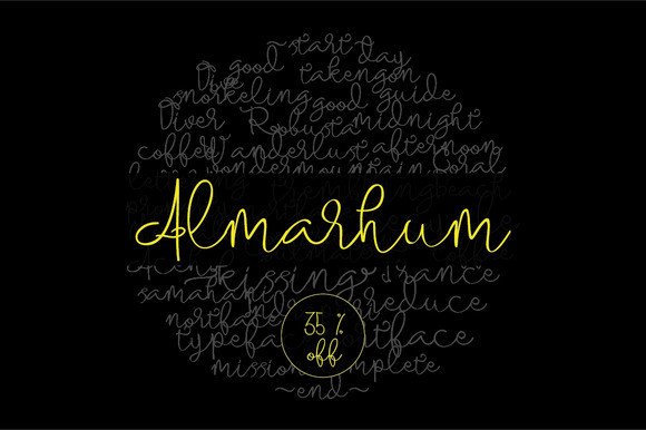 Almarhum: A Designer’s Honest Review of This Script Amp Typeface