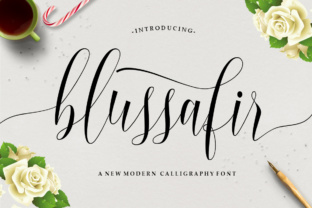 Blussafir Script Typeface: A Maker’s Review for Handmade Brands