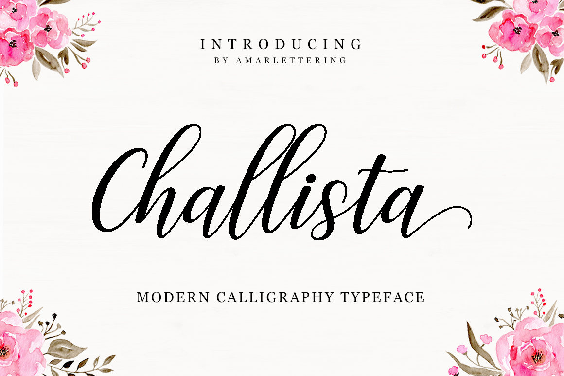 Challista Script: A Creative Font for Modern Branding