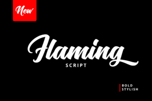 Flaming Script: A Bold Handwritten Font for Business Branding
