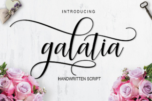 Galatia Script: A Handwritten Typeface for Editorial Design