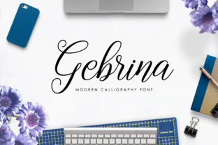 Gebrina Script: Elevating Editorial Design with Modern Calligraphy