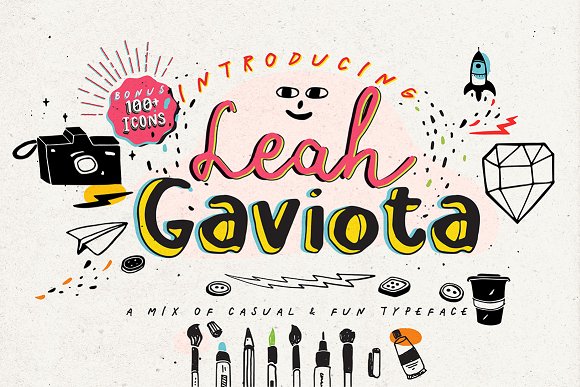 Leah Gaviota Script: Elevating Editorial Design with Versatile Typography