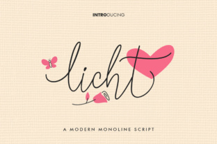Licht Script: A Modern Typeface for Clean Campaign Design
