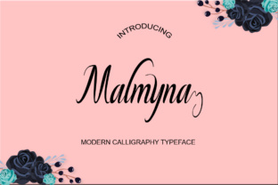 Malmyna Script: A Modern Typeface for Campaign Design