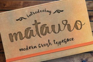 Matauro: The Modern Script Font for Cohesive Small Business Branding