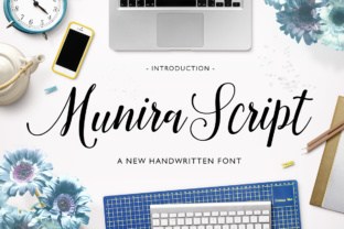 Munira Script: Elevate Your Brand Identity with Modern Calligraphy