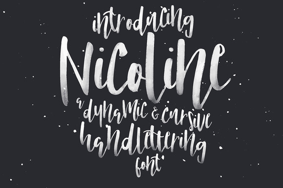 Nicoline: A Modern Script Typeface for Editorial Design