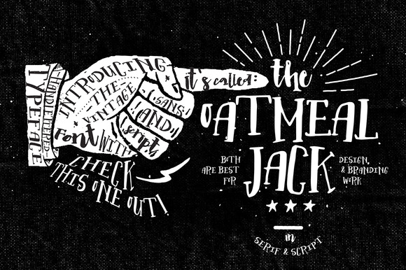 Oatmeal Jack: The Perfect Serif and Script Duo for Handmade Brands