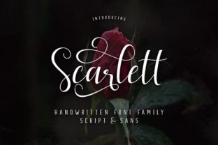 Scarlett Typeface: Elevating Handmade Brand Identity