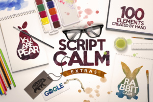 Script Calm: A Playful Display Typeface for Modern Web Design