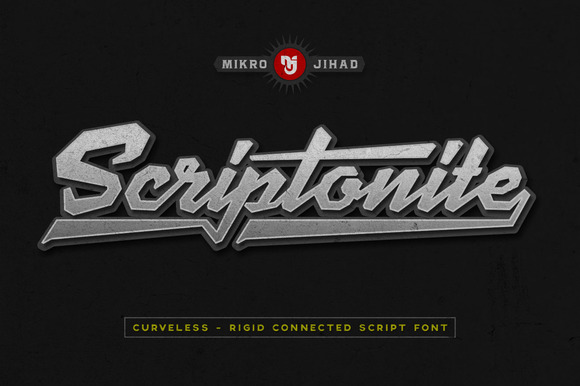 Scriptonite: A Bold Script Font for Strong Brand Identity