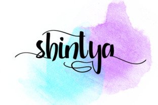 Shintya: The Elegant Script Font for Modern Brand Identity