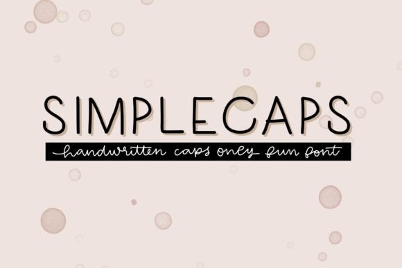 Simplecaps: The Minimalist Script Font for Scroll-Stopping Social Media Graphics