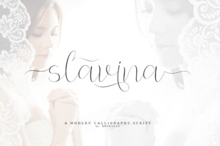Slavina Script: The Handmade Touch Your Brand Needs