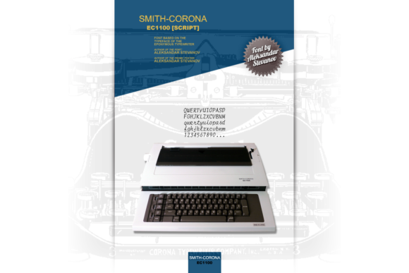 Smith-Corona EC1100 Script: A Designer’s Take on Retro Handwritten Typography